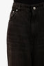 Ganni Washed Black Wide Leg Jeans Size 32