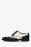 Christian Dior Black/White 'Diorunit' Loafers Size 39