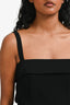 Vince Black Pleated Sleeveless Romper Size 4