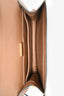 Prada Brown/White Calf Pionniere Saddle Crossbody Bag