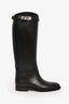 Hermès Black Box Calfskin Leather Jumping Boot Size 37.5
