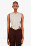 Dion Lee Taupe Corset Tank Size 2