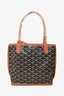 Goyard Black/Brown Goyardine Coated Canvas Anjou Mini Tote Bag With Pouch