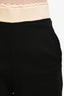 McQ Black/White High Rise Knit Shorts Size S