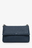 Bottega Veneta Blue Olimpia Intrecciato Leather Crossbody Bag