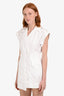 A.L.C. White Cotton Sleeveless Mini Dress Size 2