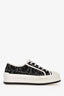 Christian Dior Black/White Canvas Sneakers Size 37.5