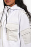 Sacai x Spiewak Edition 2024 White Cotton Hooded Jacket Size 2