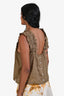 Frame Moss Green Ruffle Strap Tank Size XS