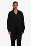 Mackage Black Wool Wrap Long Cardigan Size XS with Belt