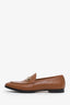 Gucci Brown Leather Jordaan Horsebit Loafer Size 39.5