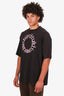Acne Studios Black Cotton Logo T-Shirt Size M Mens