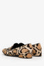 Gucci Brown/Black Leopard Print Pony Hair Horsebit Loafers Size 40