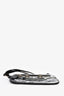 Balenciaga Black/White Leather Graffiti 'Le Cagole' Coin Pouch