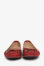 Jimmy Choo Red Glitter Ballet Flats Size 39.5