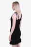 Pre-loved Chanel™ 2007 Black Tweed Raw Edge Braid Detail Dress Size 38