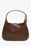 Gucci Brown Leather Small Jackie 1961 Hobo Shoulder Bag with Strap