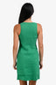 A.L.C. Green Linen Blend Cut Out Sleeveless Mini Dress Size 2