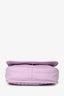 Bottega Veneta Lilac Nappa Intrecciato Full Flap Crossbody