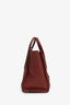 Celine Red Leather Mini Luggage Tote