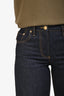 Louis Vuitton Dark Blue Denim Monogram Cuffed Jeans Size 36