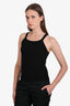 Re Done x Hanes Black Ribbed Tank Top Size XS