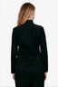 Moschino Cheap & Chic Black Bead Detail Button Down Shirt Size 8
