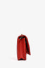 Pre-loved Chanel™ 2019/20 Red Lambskin CC 'Trendy' Wallet on Chain