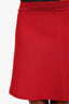 Sandro Red Knit Mini Skirt Size 1