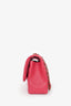 Pre-loved Chanel™ 2019-20 Pink Quilted Caviar Leather Jumbo Double Flap GHW