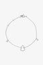 Qeelin 18K White Gold Diamonds Petite Wulu Bracelet