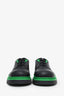 Bottega Veneta Black/Green Leather Tire Lace-up Derby Size 42 Mens