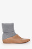 Gabriela Hearst Nude/Grey Leather Boots Size 40