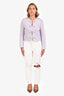 Agolde White High Rise Relaxed 'Fen' Jeans Size 27