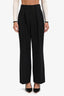 Staud Black Luisa Pleated Trousers Size 0 with Tags