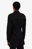 Burberry Black Belted Trench Coat Size 46 Mens