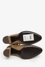 Saint Laurent Tan Suede Heel Zip Boot Size 37