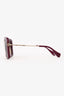 Miu Miu Fuchsia Square Sunglasses