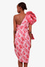 Eliya The Label Red Printed 'Michelle' Dress Size L