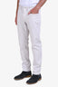 Loro Piana Beige Cotton Straight Leg Jeans Size 34 Men's