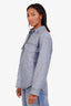 Acne Studios Blue Denim Raehmon Sequin Shirt Size 36