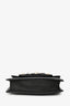 Versace Black Leather Medusa Flap Crossbody Bag