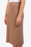 Toteme Beige Wool Blend Midi Skirt Size M