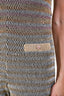 Pre-loved Chanel™ Black/Gold Button Down Metallic Sleeveless Jumpsuit Size 34