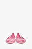Gucci Pink Jelly GG Flats Size 37