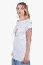 Louis Vuitton Vintage 2007 White Cotton T-Shirt Size S