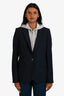 Veronica Beard Navy Blue/Grey Dickey Blazer Size 6