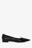 Miu Miu Black Patent Toe Flats Size 35