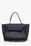 Celine Black Leather Medium 'Trapeze' Top Handle Bag
