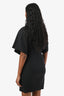 Isabel Marant Black Short Sleeve Shift Dress Size 38